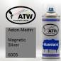 Preview: Aston-Martin, Magnetic Silver, 6005: 400ml Sprühdose, von ATW Autoteile West.